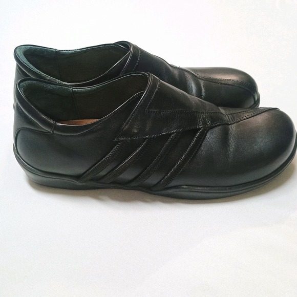 Footprints Shoes - Birkenstock Footprints Black Comfort Stretch Slip On Women's Shoe Size 41